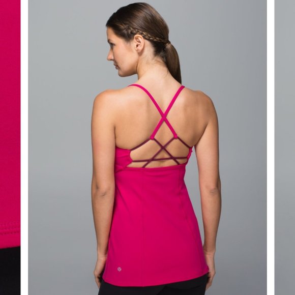 lululemon athletica Tops - LULULEMON Dancing Warrior Tank Jewelled Magenta 8